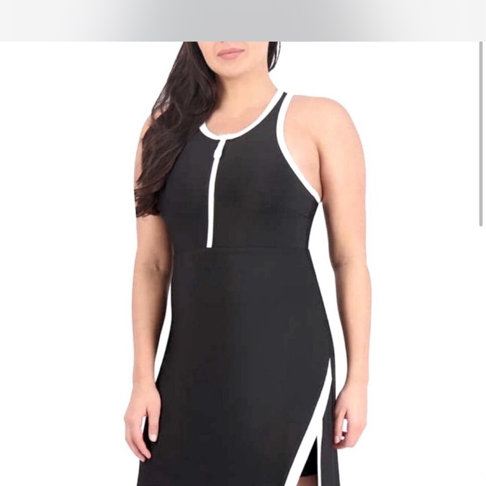 Sage collective Black and White active dress